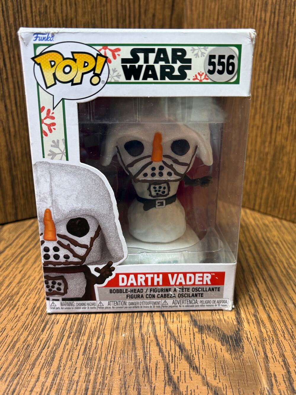 Funko Pop 556 Darth Vader Holiday Snowman NIB